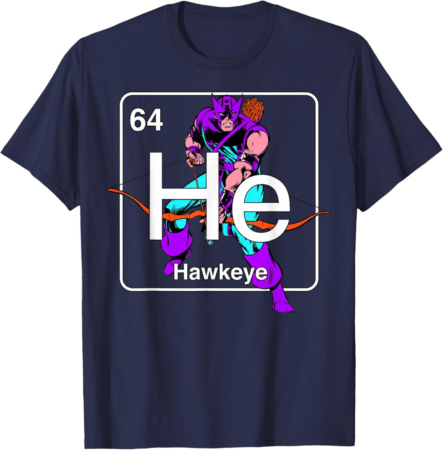 Marvel Avengers Hawkeye Element T-Shirt - T-Shirt | Navy