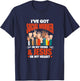 Social Worker I've Got Social Worker In My Veins & Jesus T-Shirt - T-Shirt | Navy