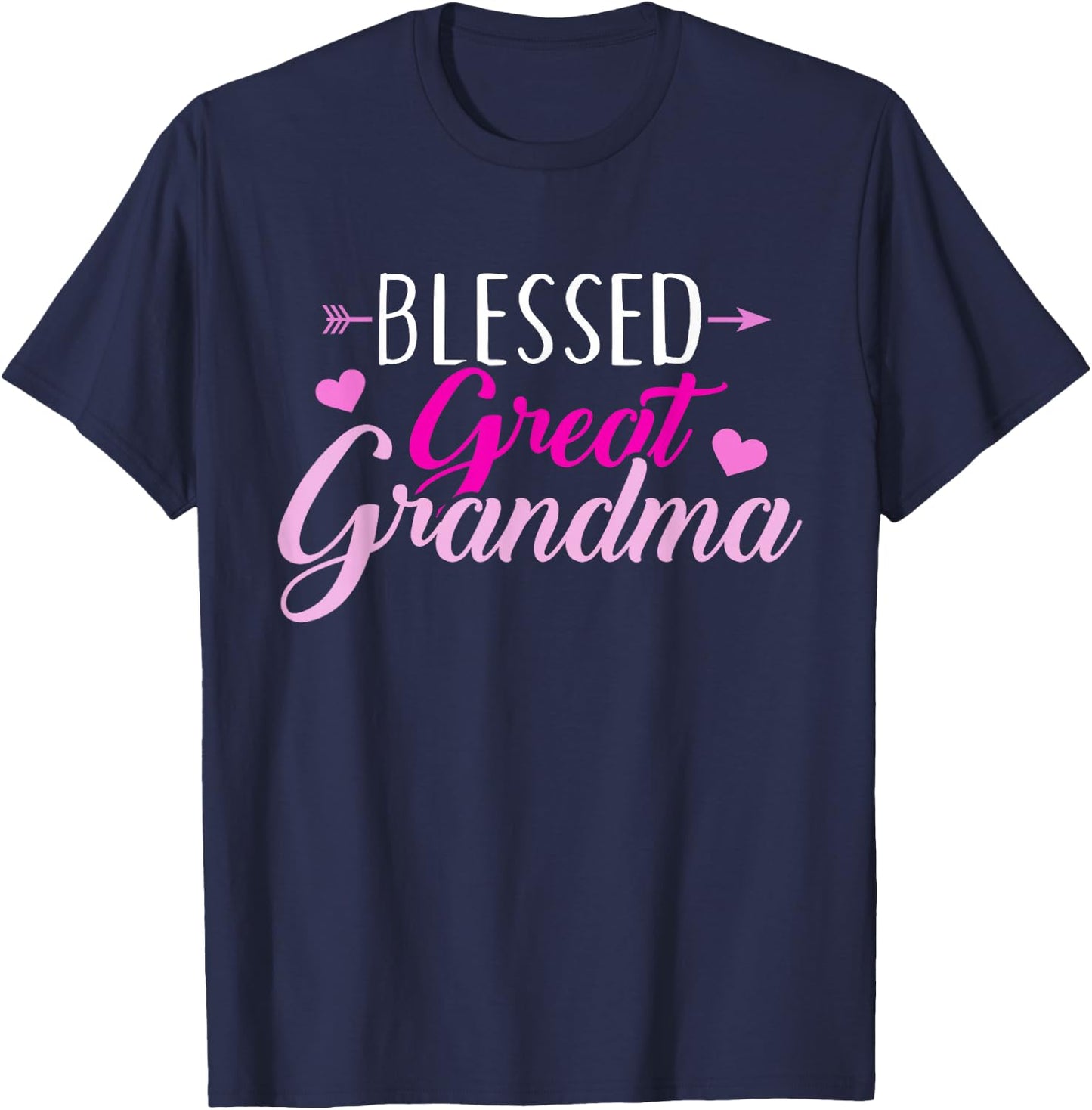 Blessed Great Grandma T-Shirt - T-Shirt | Navy