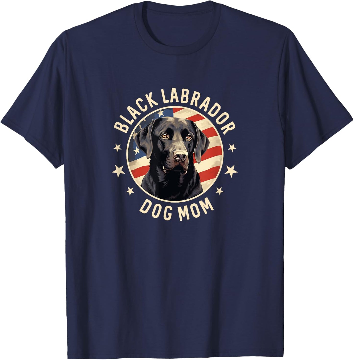 Black Lab Gifts Women, Black Labrador Retriever Dog Mom T-Shirt - T-Shirt | Navy