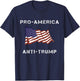 Pro-America Anti-Trump American USA Flag T-Shirt - T-Shirt | Navy