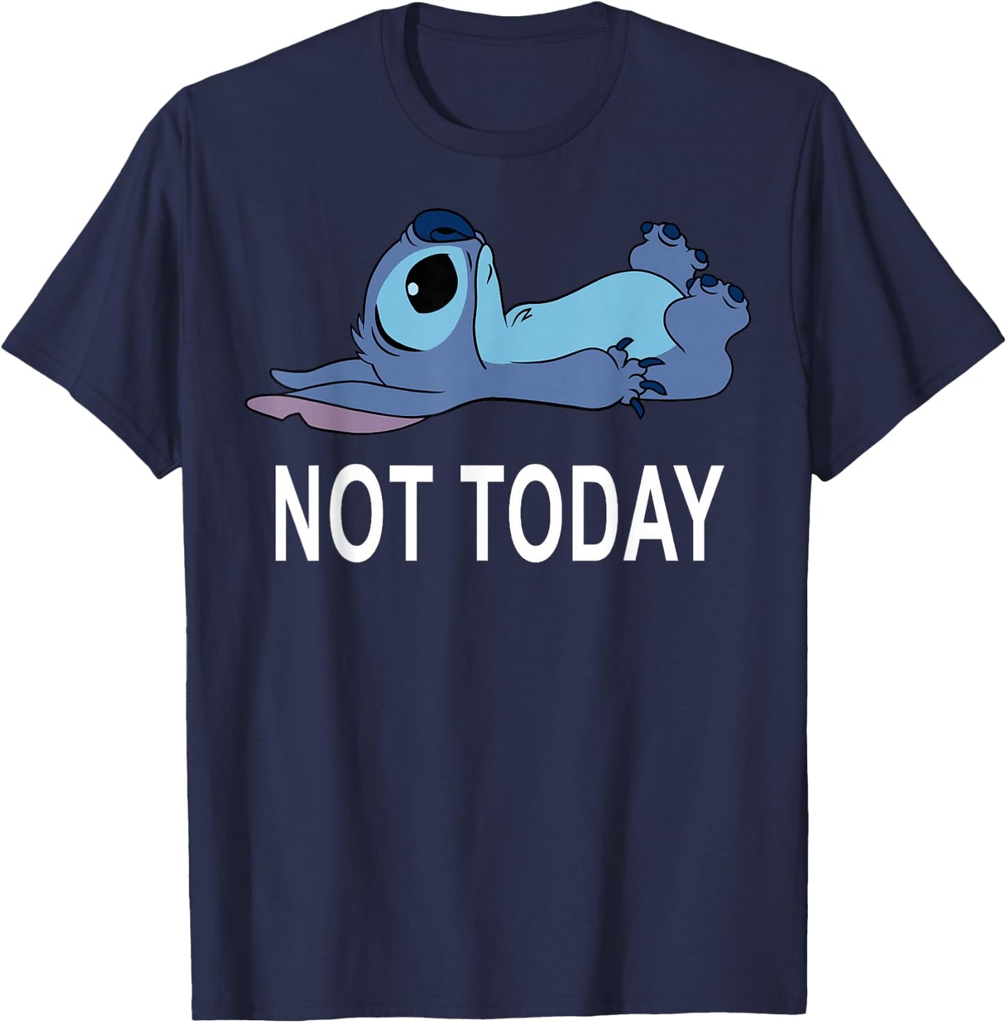 Disney Lilo & Stitch Not Today Stitch T-Shirt - T-Shirt | Navy