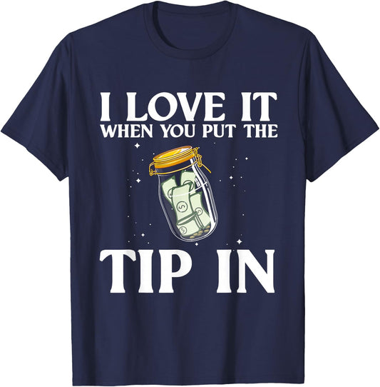 Funny Bartender Mixologist Gift Women Bartending T-Shirt - T-Shirt | Navy