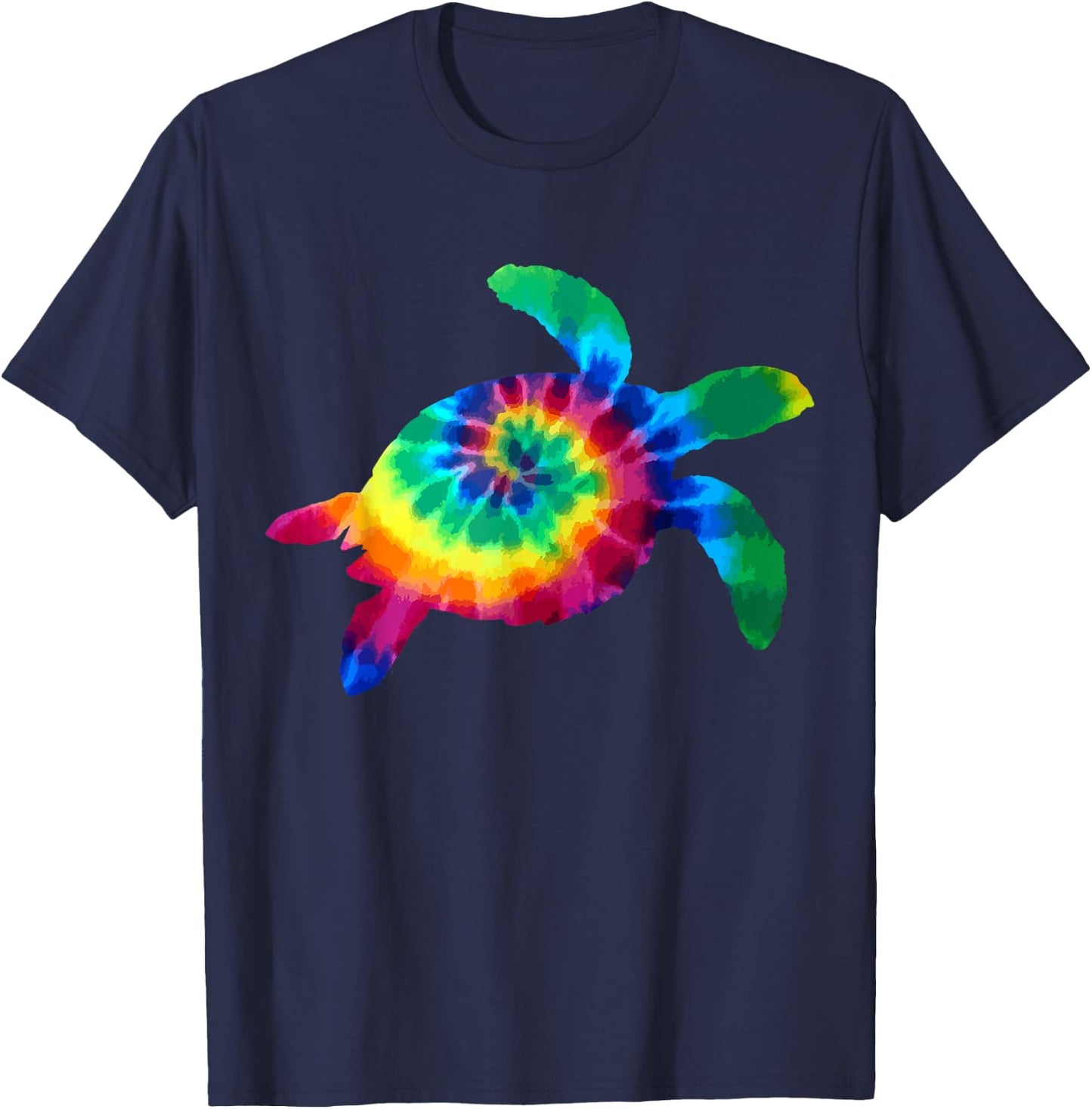 Wir Lieben Schildkrten Tortoise Tie Dye Vintage Diving Diver T-Shirt - T-Shirt | Navy