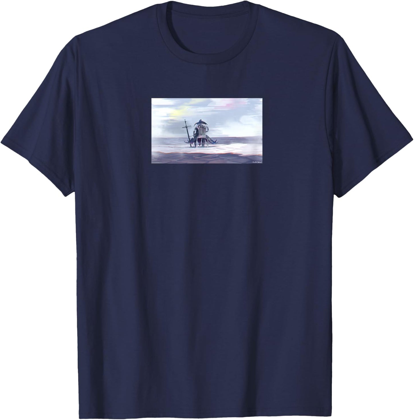 Eminence in the Shadow alone T-Shirt - T-Shirt | Navy