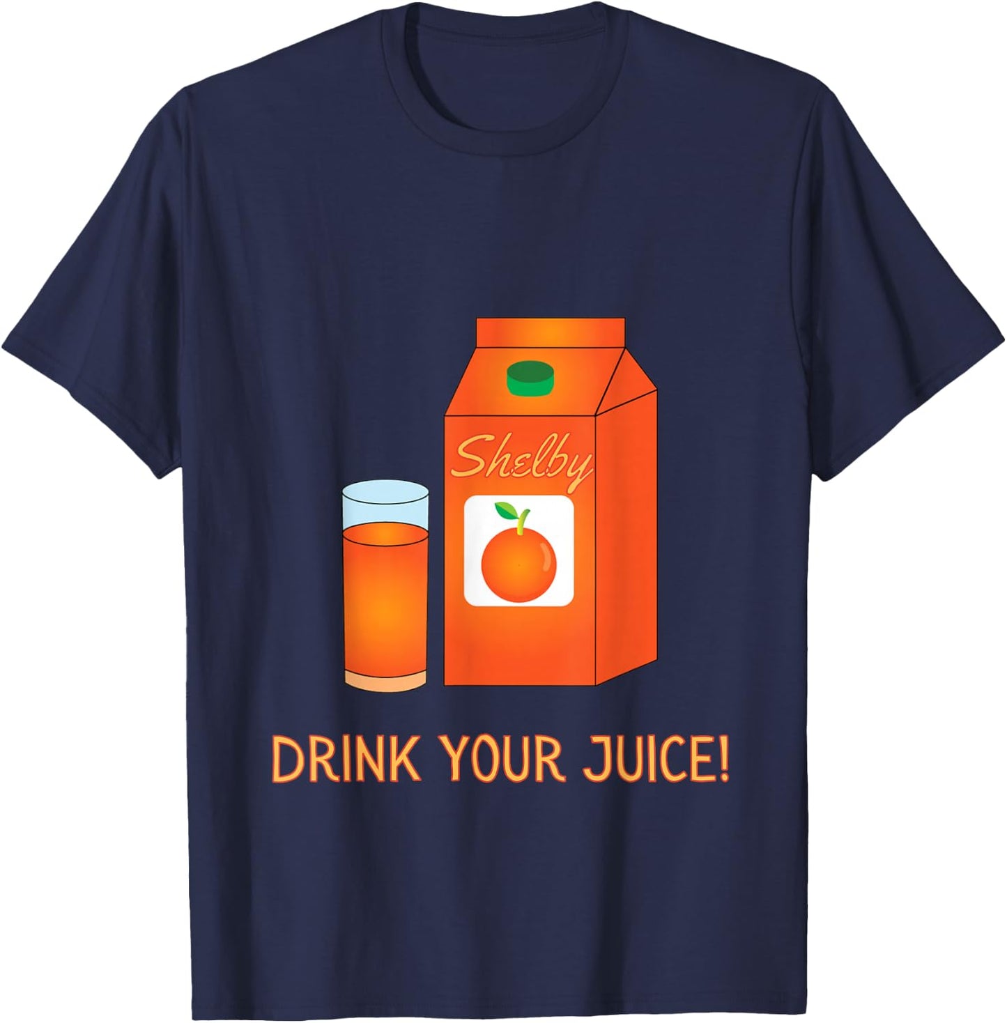 Shelby OJ Drink Your Juice Magnolias T-Shirt - T-Shirt | Navy