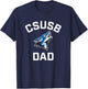 Cal State San Bernardino CSUSB Coyotes Arched Dad T-Shirt - T-Shirt | Navy