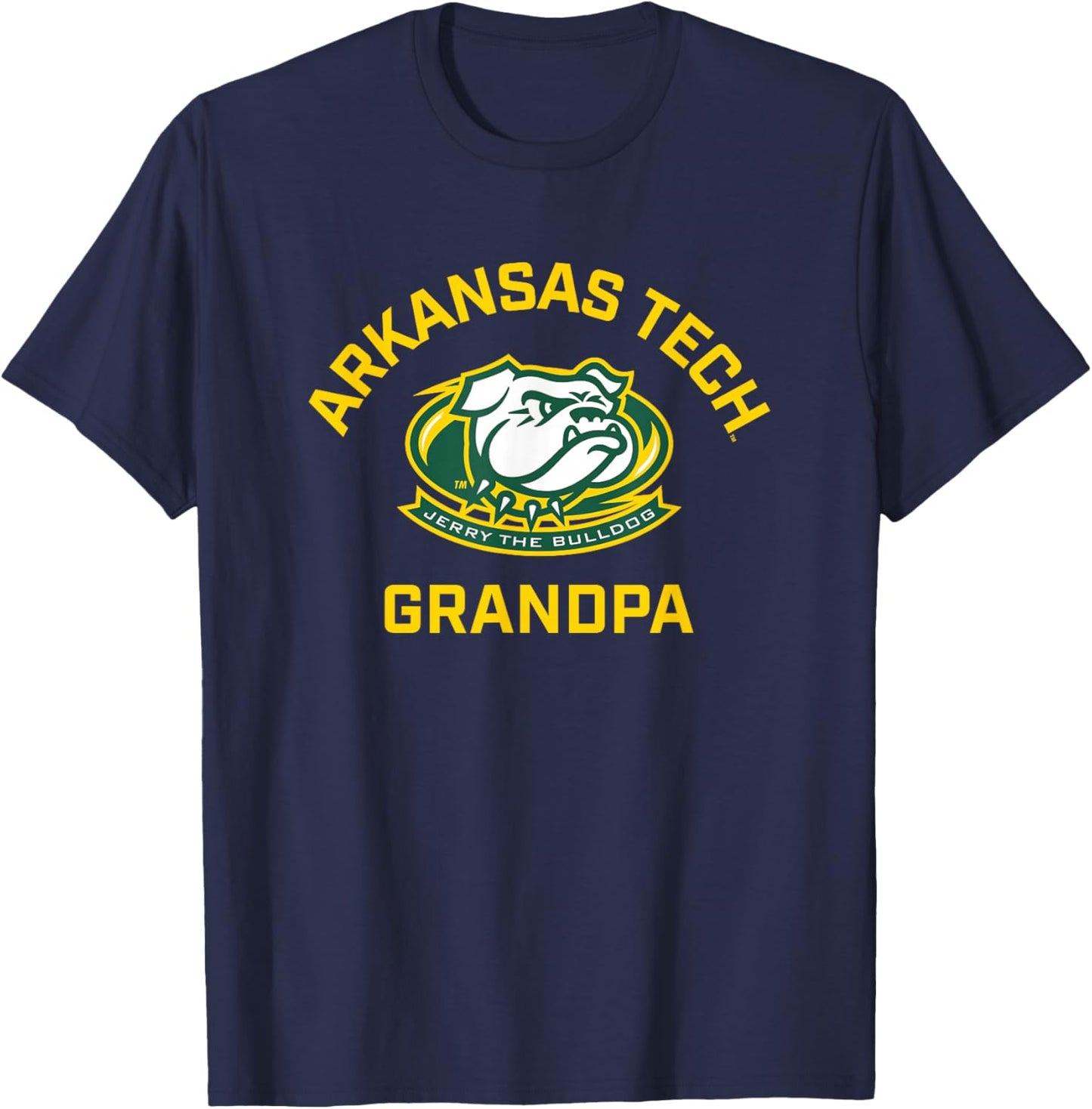 Arkansas Tech University ATU Wonder Boys Arched Grandpa T-Shirt - T-Shirt | Navy