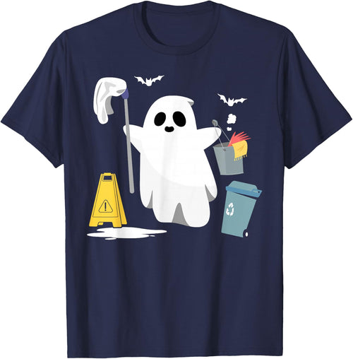 School Custodian Janitor Ghost Halloween