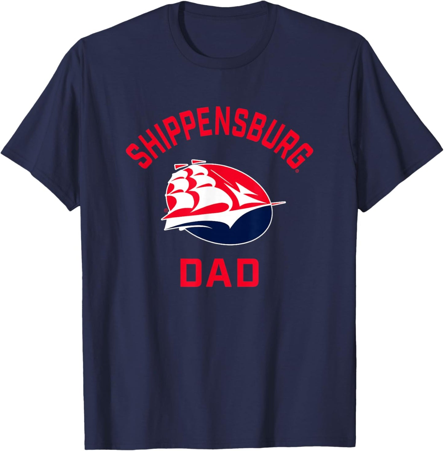 Shippensburg University Raiders Arched Dad T-Shirt - T-Shirt | Navy