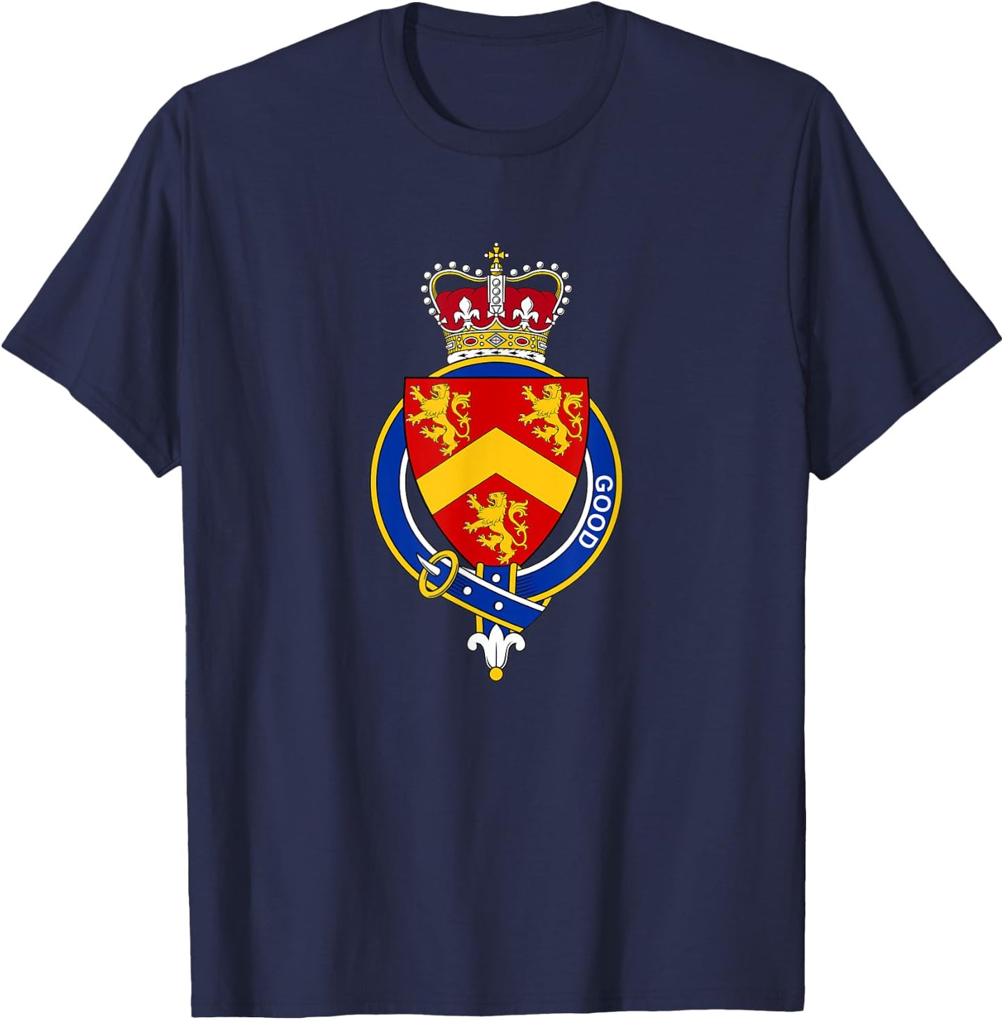 Good Coat of Arms - Family Crest T-Shirt - T-Shirt | Navy