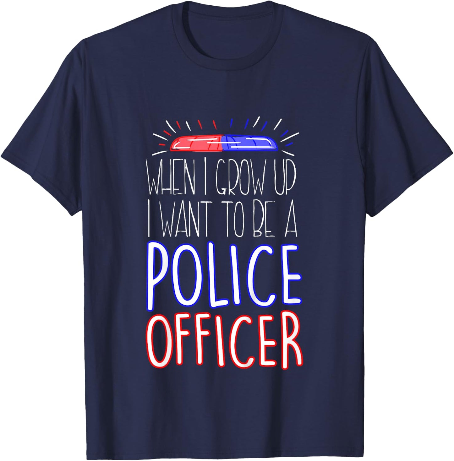 Future Police Officer T-Shirt - T-Shirt | Navy