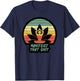 Funny Manifest That Shit Vintage Meditation Gift T-Shirt - T-Shirt | Navy