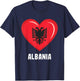 Albania Flag Jersey | Albanian T-Shirt - T-Shirt | Navy