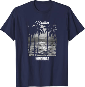 Roatan Souvenir - Honduras Reminder T-Shirt - T-Shirt | Navy