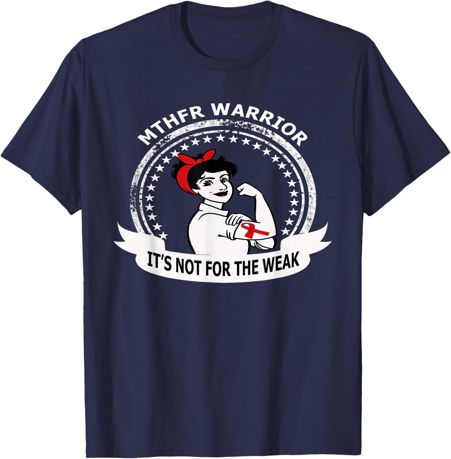 Mthfr Warrior Awareness T-Shirt - T-Shirt | Navy