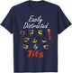 Nice Tits Funny Bird Watching Birder Men & Women Gift T-Shirt - T-Shirt | Navy