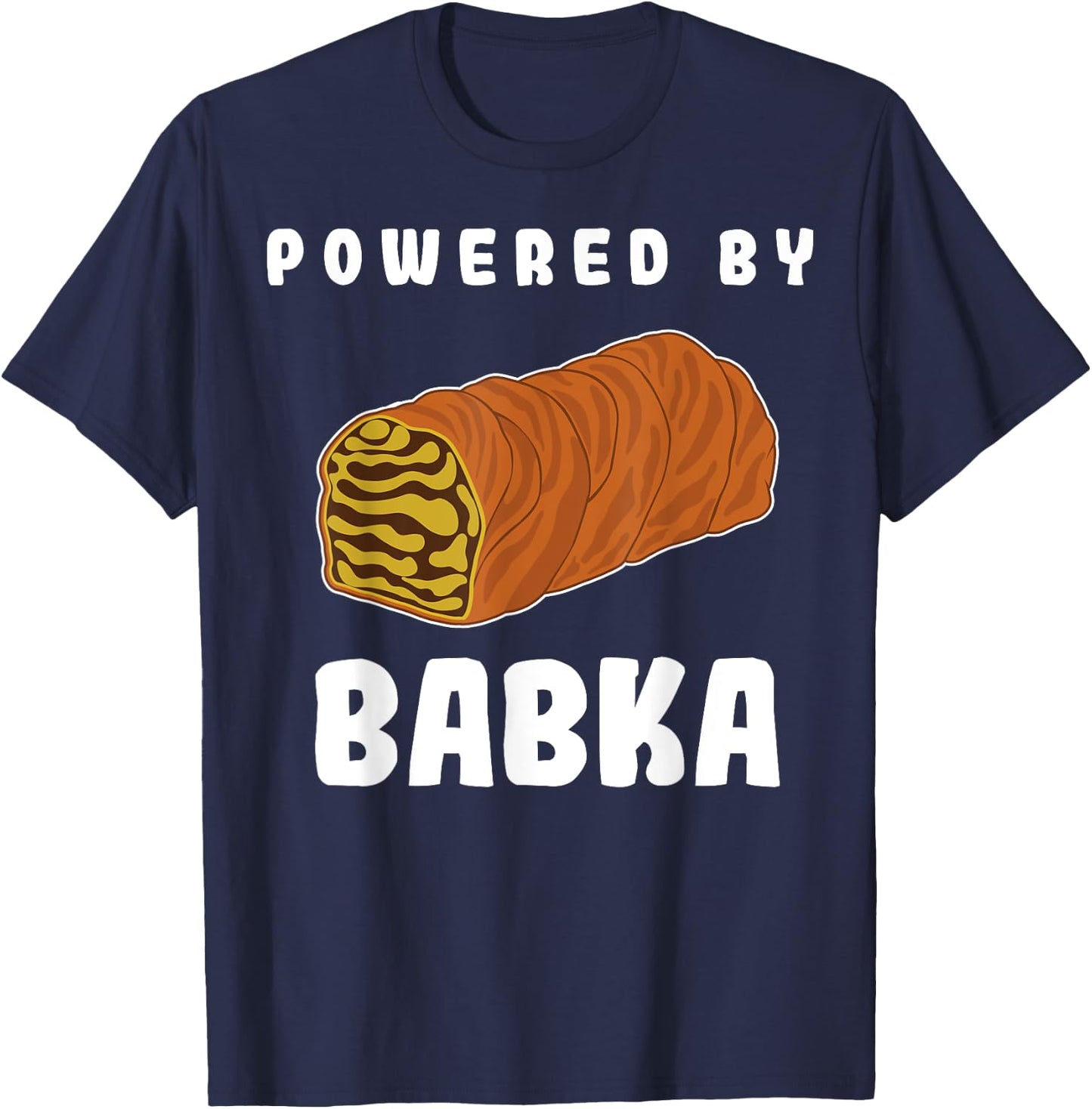 Polish Cake Powered By Babka T-Shirt - T-Shirt | Navy