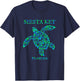 Siesta Key Florida Sea Turtle Vacation Souvenir Boys Girls T-Shirt - T-Shirt | Navy