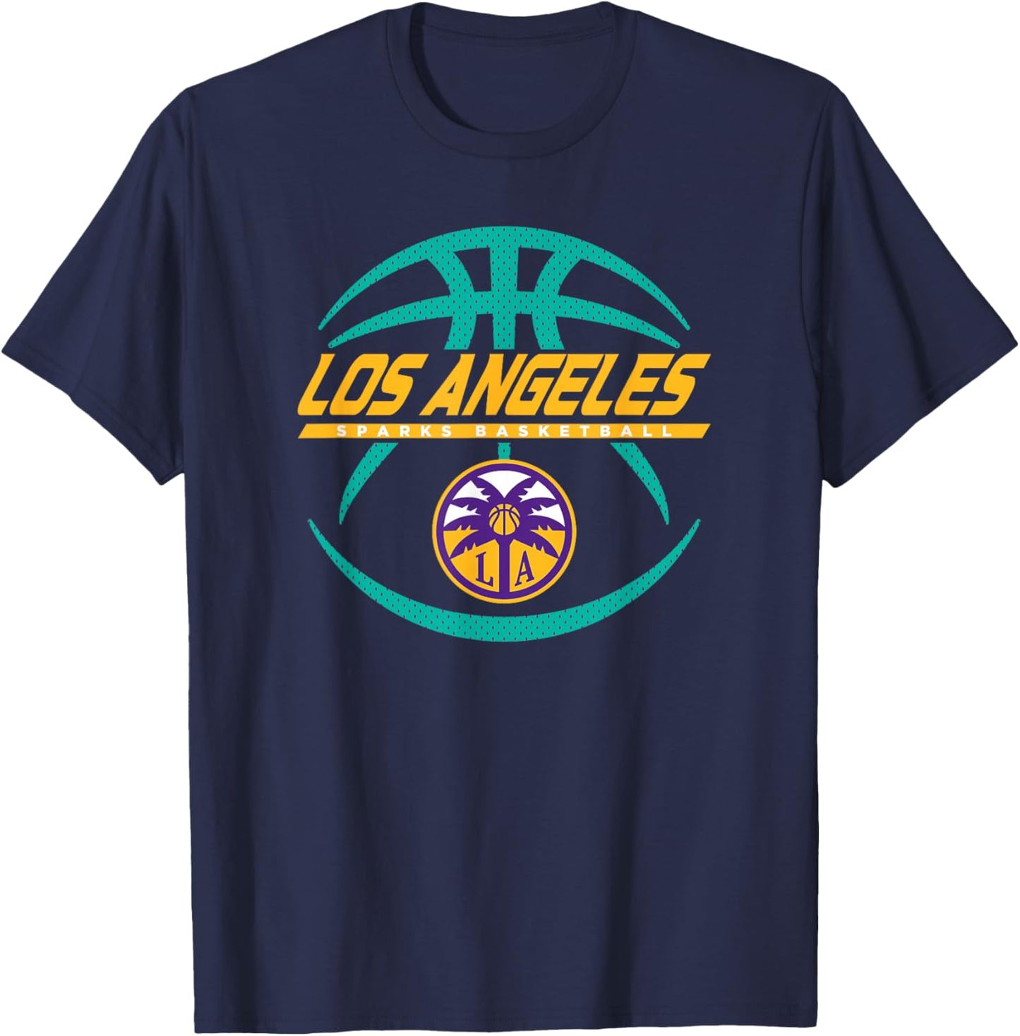 WNBA Los Angeles Sparks The Rock T-Shirt - T-Shirt | Navy