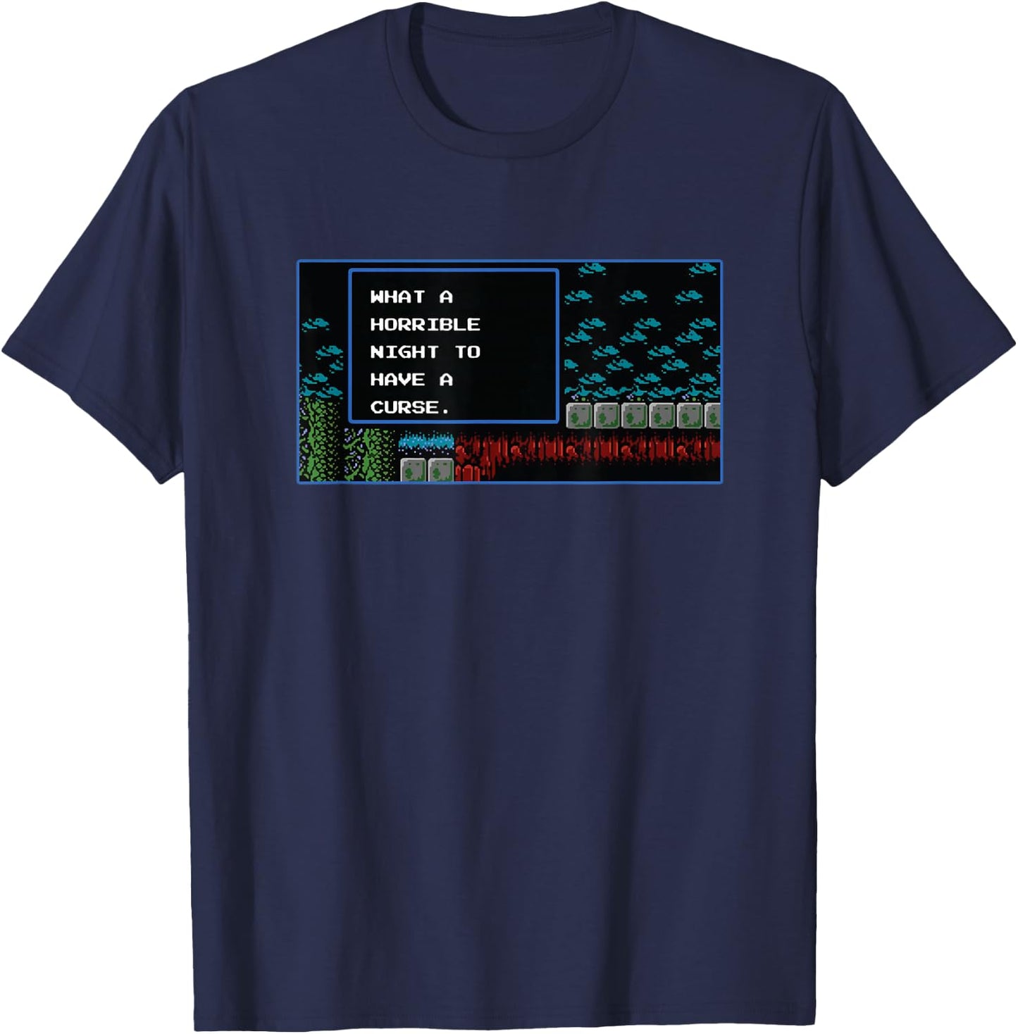 What a Horrible Night to have a Curse T-Shirt - T-Shirt | Navy