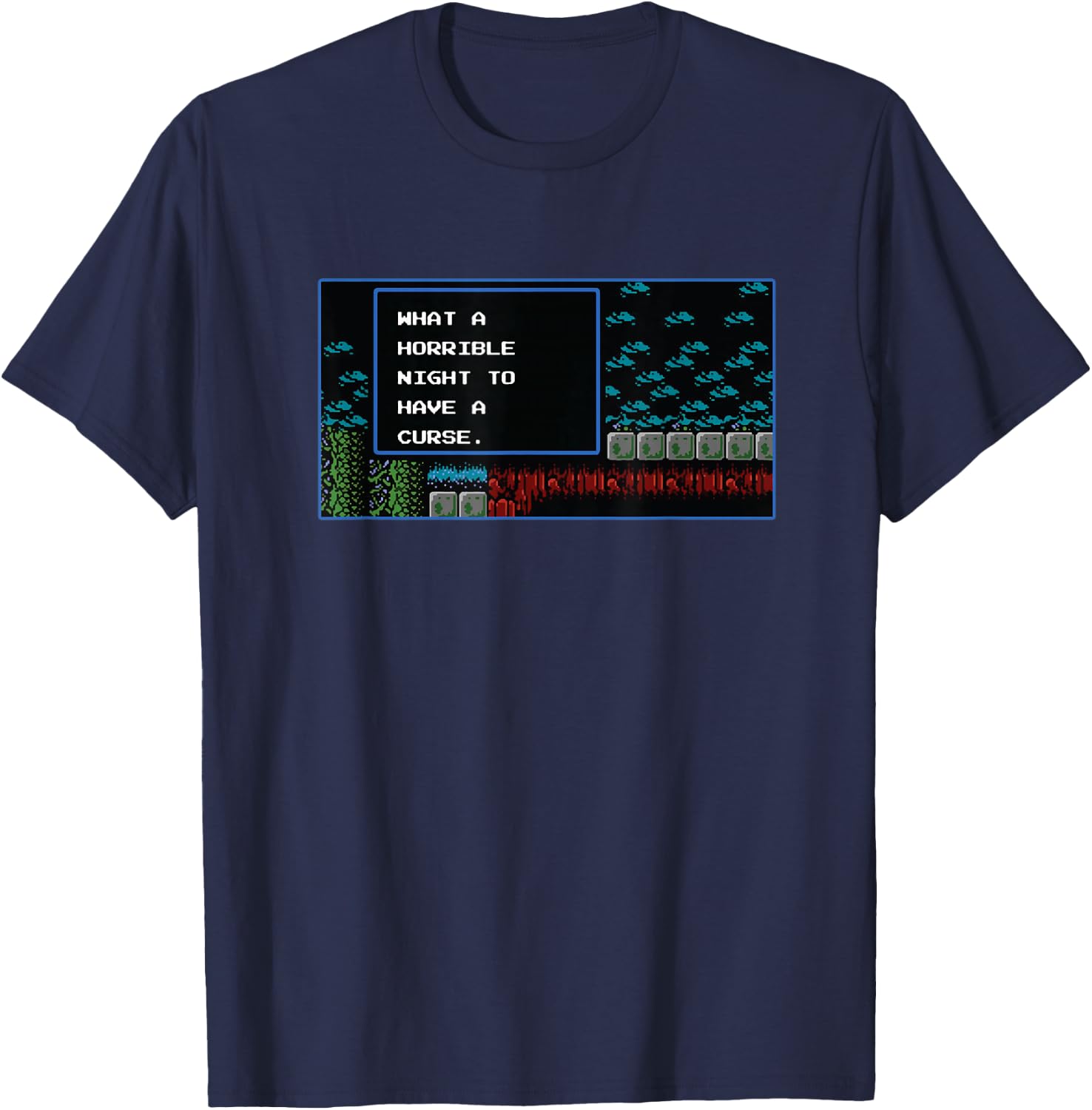 What a Horrible Night to have a Curse T-Shirt - T-Shirt | Navy