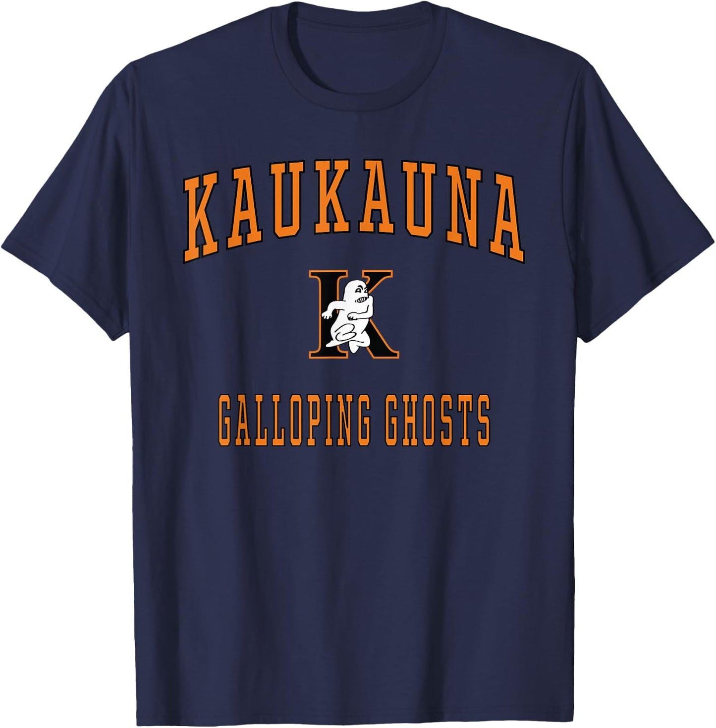 Kaukauna High School Galloping Ghosts T-Shirt - T-Shirt | Navy