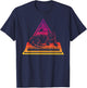 Techno Synth Analogue Cat Synthesiser Men Women T-Shirt - T-Shirt | Navy