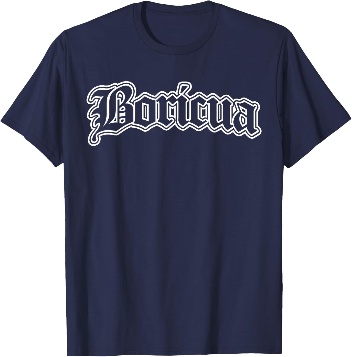 Boricua Puerto Rican T-Shirt - T-Shirt | Navy