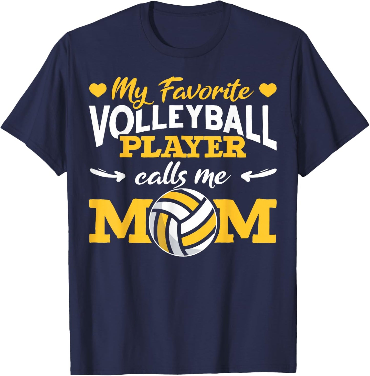 Volleyball Moms Volleyball Mom Life T-Shirt - T-Shirt | Navy