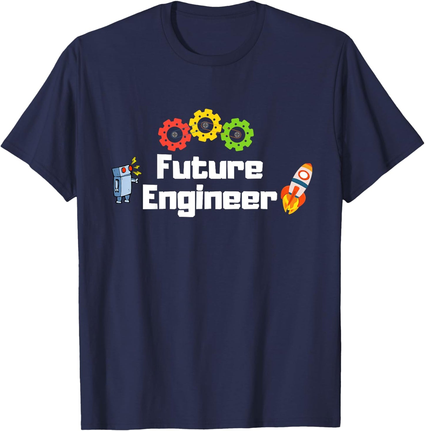 Future Engineer – STEM Gift Kids & Toddlers T-Shirt - T-Shirt | Navy