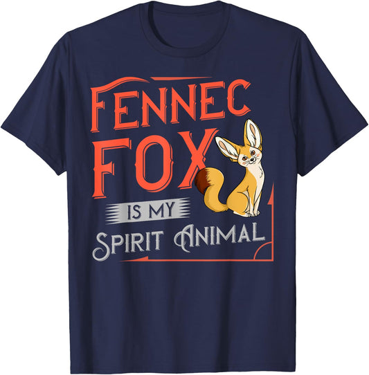 Fennec Fox Gift Foxes Animal T-Shirt - T-Shirt | Navy