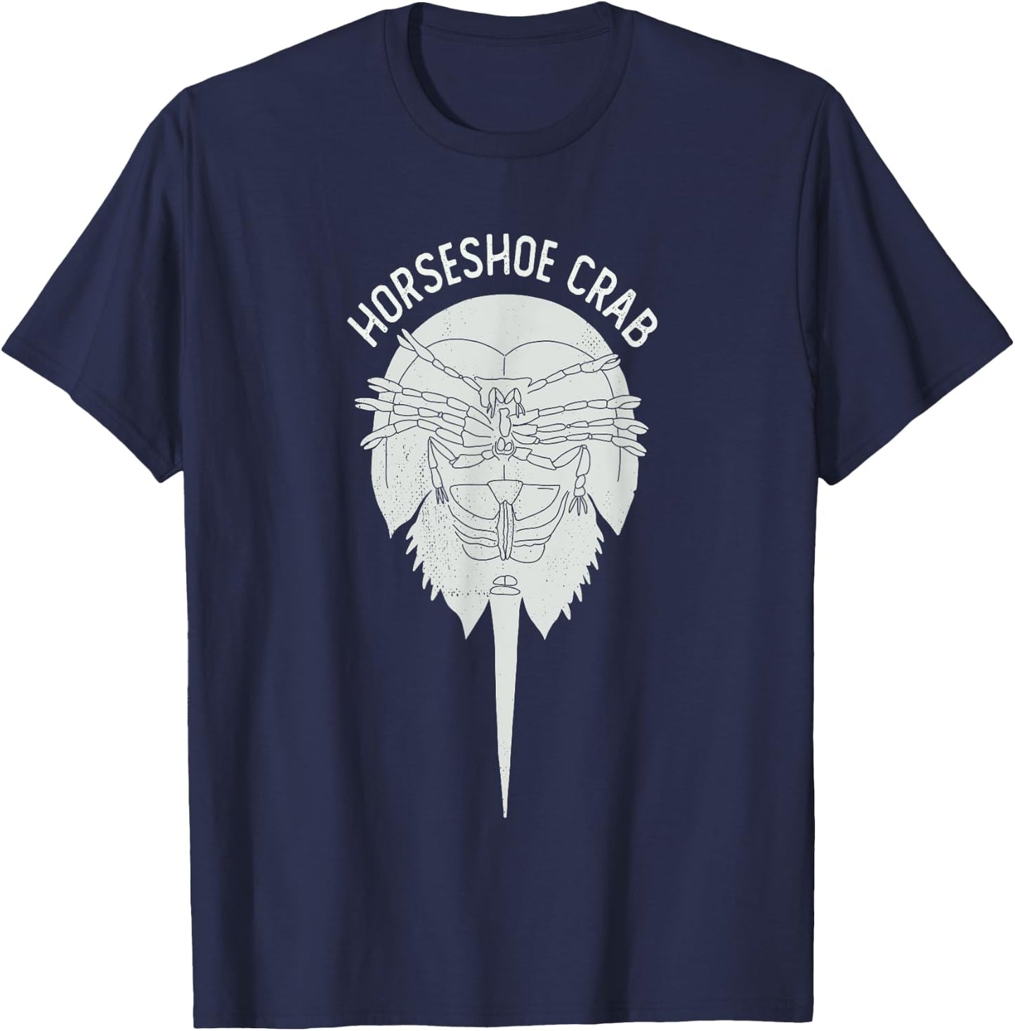 Horseshoe Crab Gift Biologists T-Shirt - T-Shirt | Navy