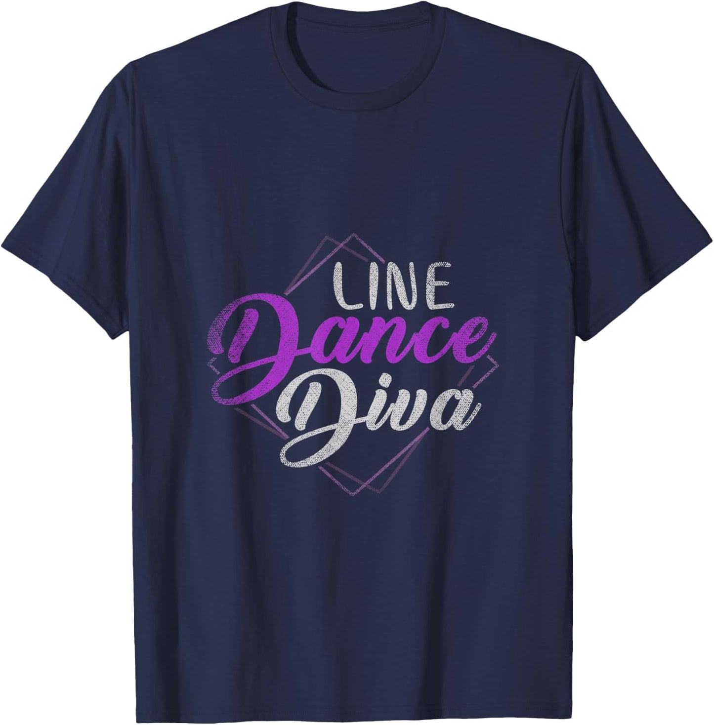 Line Dance Diva Line Dancing T-Shirt - T-Shirt | Navy