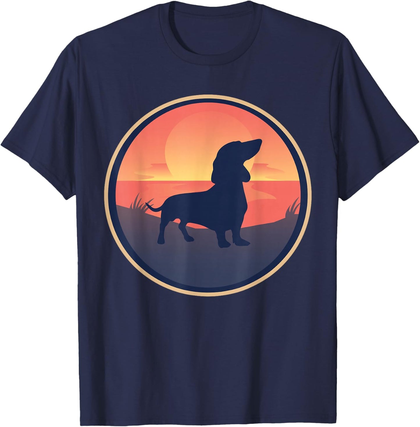 Dachshund Dachshund Teckel T-Shirt - T-Shirt | Navy