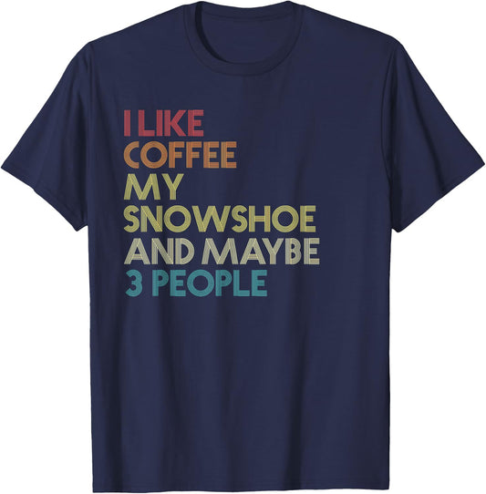 Snowshoe Cat Owner Gift Coffee Lovers Quote Vintage Retro Women T-Shirt - T-Shirt | Navy