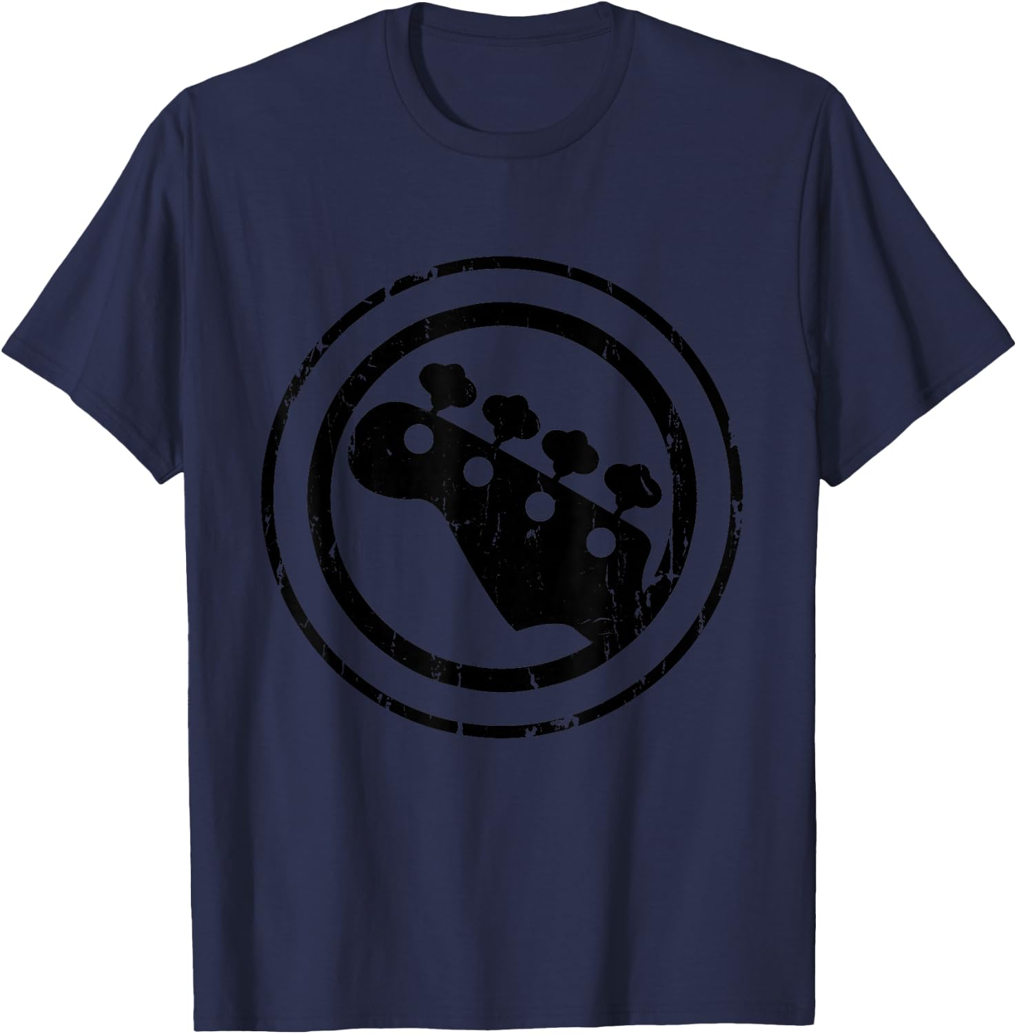 Bass Player Bass Guitar Vintage Bassist Gift T-Shirt - T-Shirt | Navy