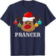 Santa Reindeer Prancer Xmas Group Costume T-Shirt - T-Shirt | Navy