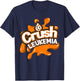 Crush Leukemia Awareness Cure Blood Cancer Fighter Gift T-Shirt - T-Shirt | Navy