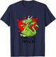 Kids Momma's Little Dragon Boys And Girls Dragon Graphic T-Shirt - T-Shirt | Navy