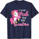 I Wear Pink For My Grandma Unicorn Breast Cancer Awareness T-Shirt - T-Shirt | Navy