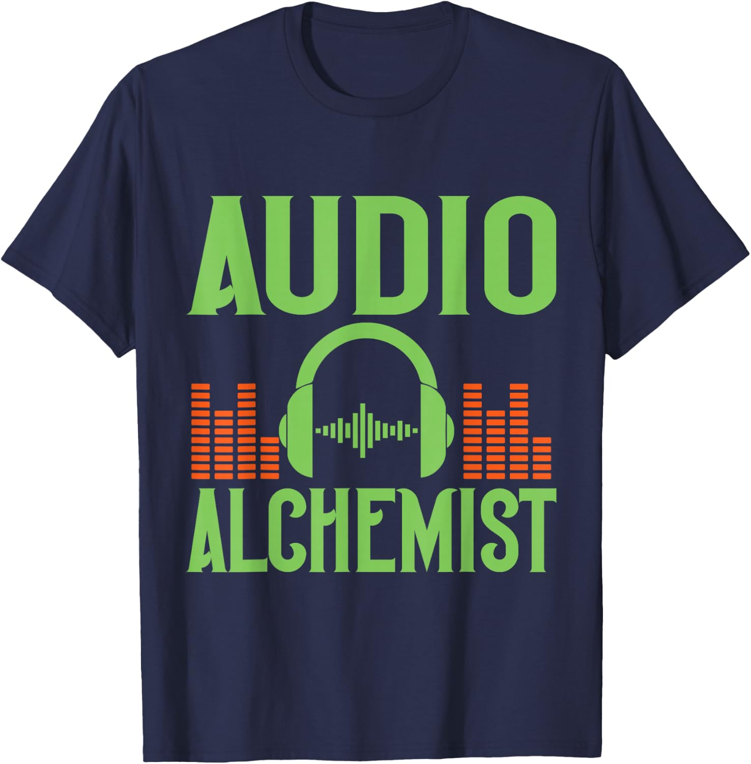 Audio Alchemist Sound Engineer T-Shirt - T-Shirt | Navy