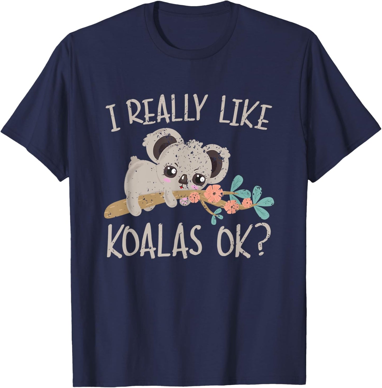 Funny Aussie Australia Koala Animal Gift Koala T-Shirt - T-Shirt | Navy