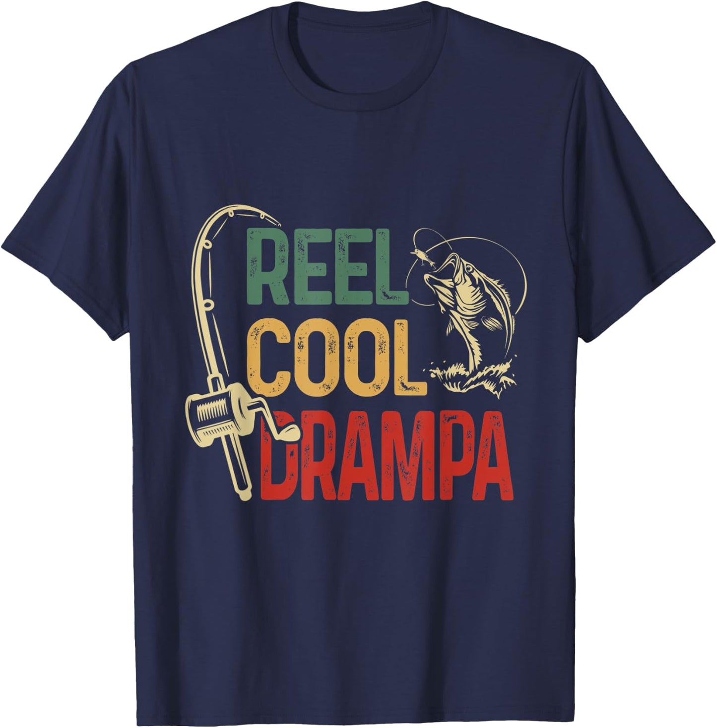 Reel cool Reel cool Drampa T-Shirt - T-Shirt | Navy