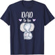 Dad To Be Elephant Baby Shower Future Dad T-Shirt - T-Shirt | Navy