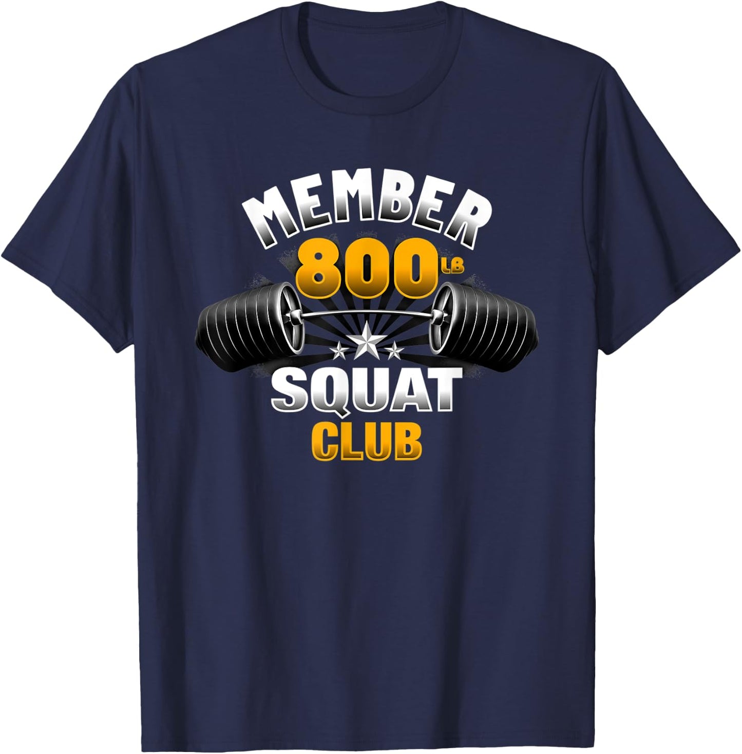 800 Pound Squat Club T-Shirt - T-Shirt | Navy