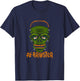 Monster Skull Broster Brother Halloween Costume Zombie T-Shirt - T-Shirt | Navy