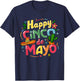 Funny Cinco De Mayo Shirt Lets Fiesta Squad 5 De Mayo T-Shirt - T-Shirt | Navy