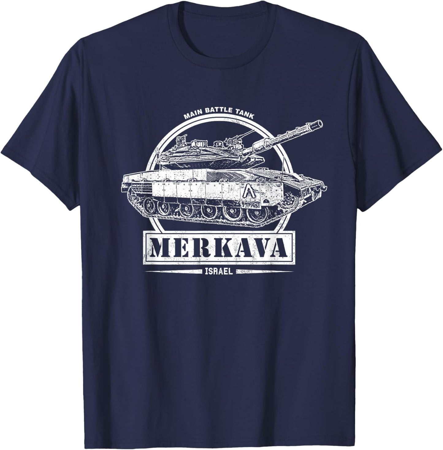 Merkava Tank T-Shirt - T-Shirt | Navy