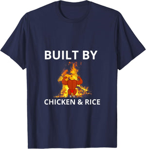 Chicken and rice gymbro T-Shirt - T-Shirt | Navy